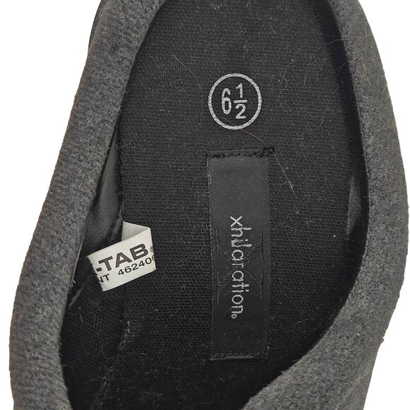 Mules Womens Size 6.5 M Gray Flat Platform Clogs Preppy - Picture 5 of 6